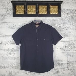 Hudson & Barrow NYC Button Front Short Sleeves Top